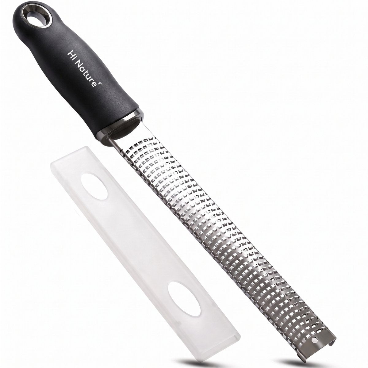 Hi Nature long-handled stainless steel grater and zester