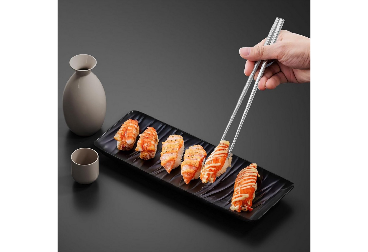 Luxe Chopsticks Set (Zilver)