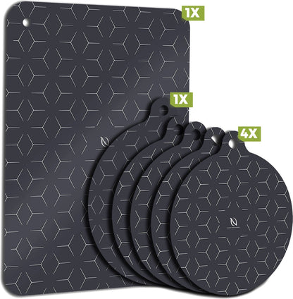 Hi Nature silicone induction mats set of 6