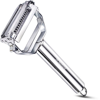 Hi Nature 2-in-1 vegetable peeler and slicer with potato eye remover