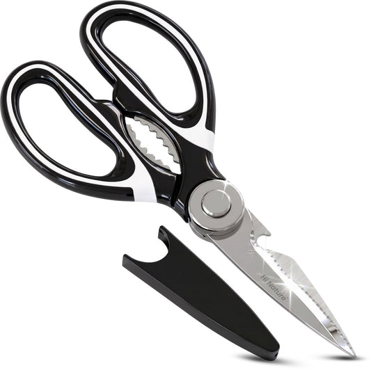 Hi Nature heavy-duty poultry shears with serrated stainless steel blades