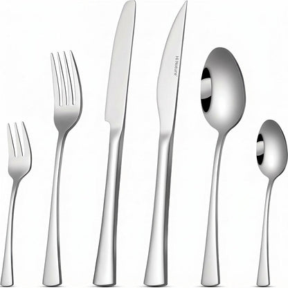 Hi Nature 72-piece stainless steel cutlery set for 12