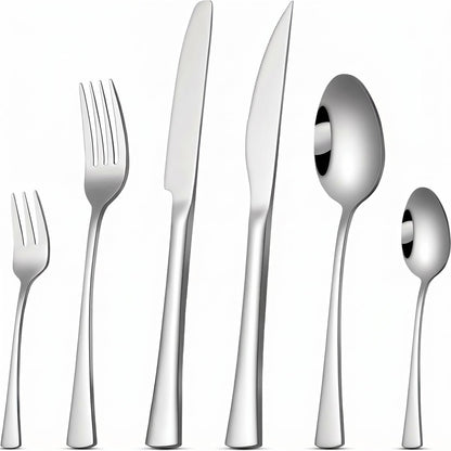 Hi Nature premium 36-piece stainless steel cutlery set in luxury gift box