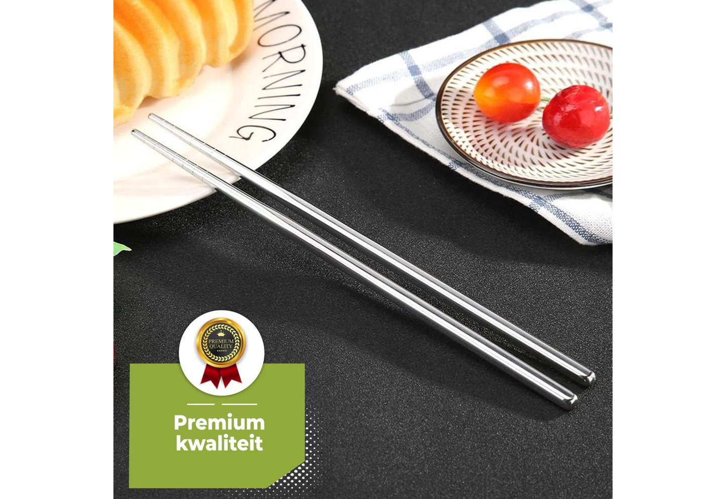 Luxe Chopsticks Set (Zilver)