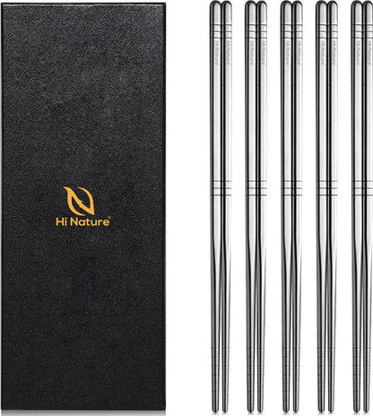 Luxe Chopsticks Set (Zilver)