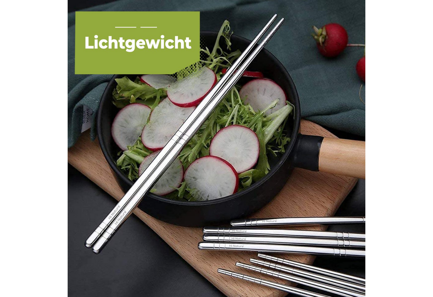 Luxe Chopsticks Set (Zilver)