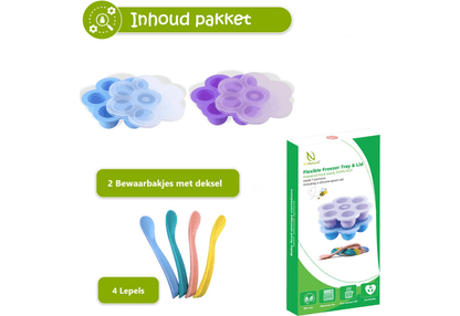 Baby Bewaarbakjes set