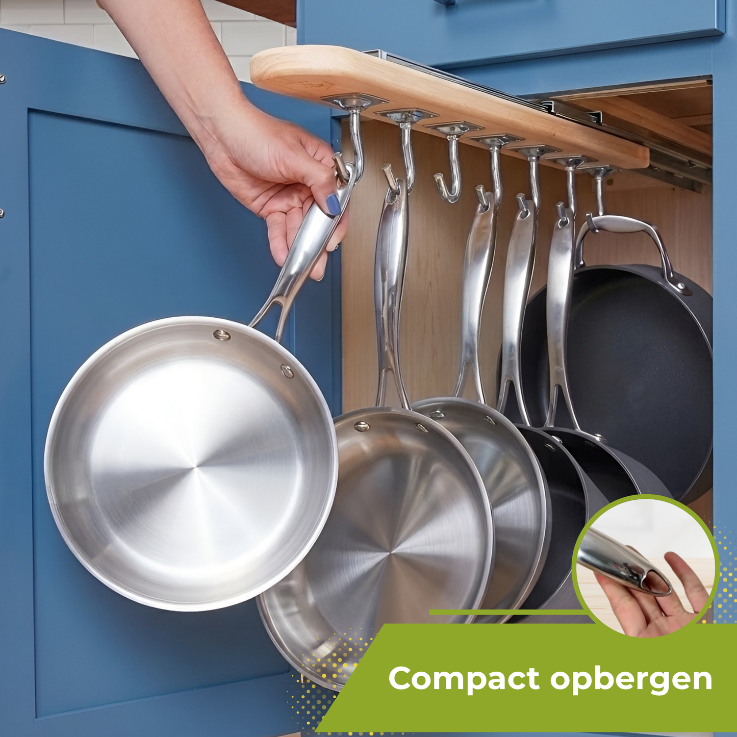 Koekenpan 3-Delig - RVS - Ø 20/24/28 cm