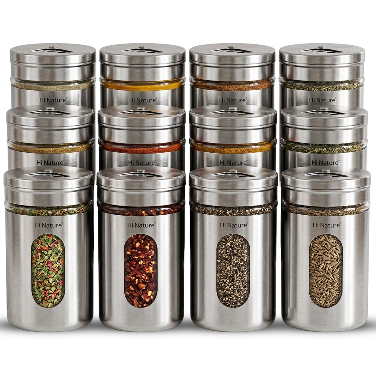 Spice Jars Set 12