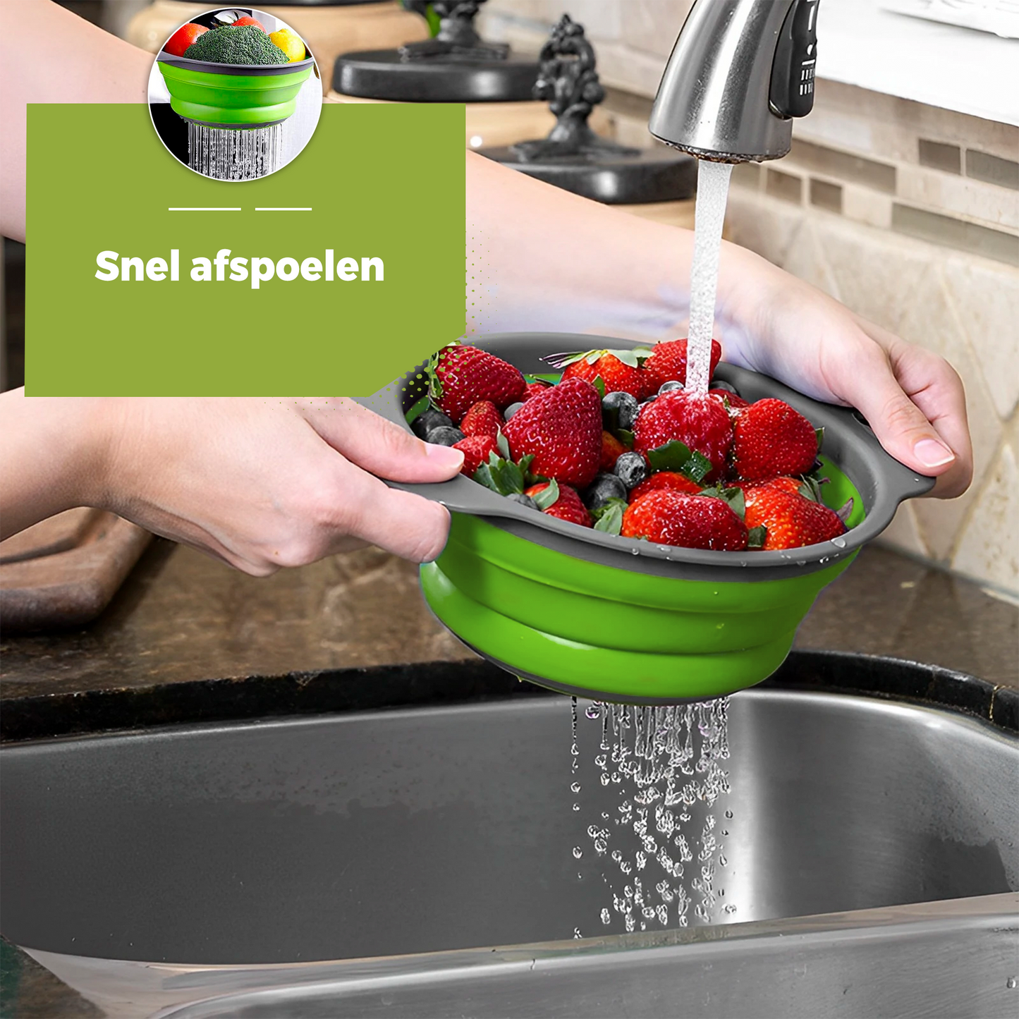 Vergiet set 2 Groen