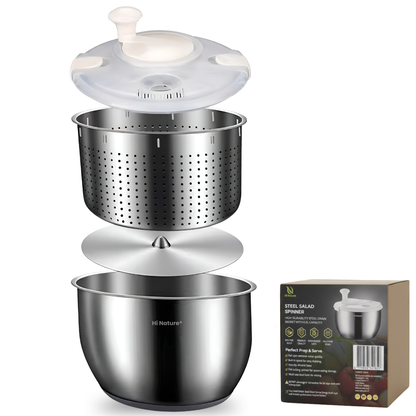 Slacentrifuge - Rotare Salade Spinner - RVS