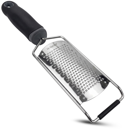 Hi Nature 18/10 stainless steel grater and zester with wide 70mm surface