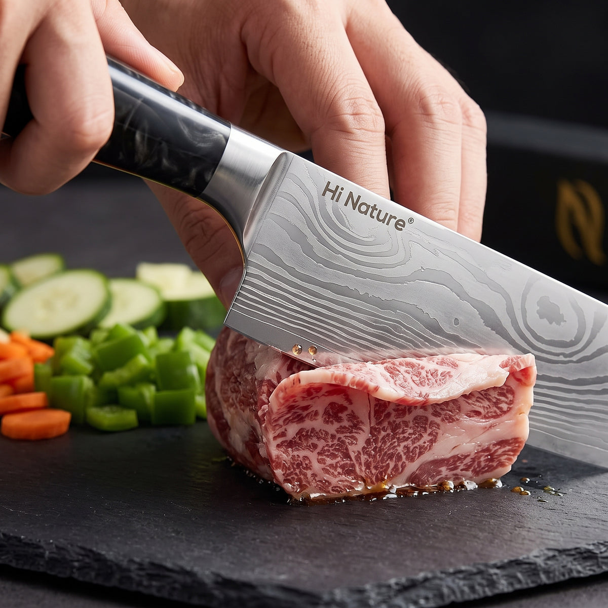 Hi Nature Japanese knife set – Nakiri knife