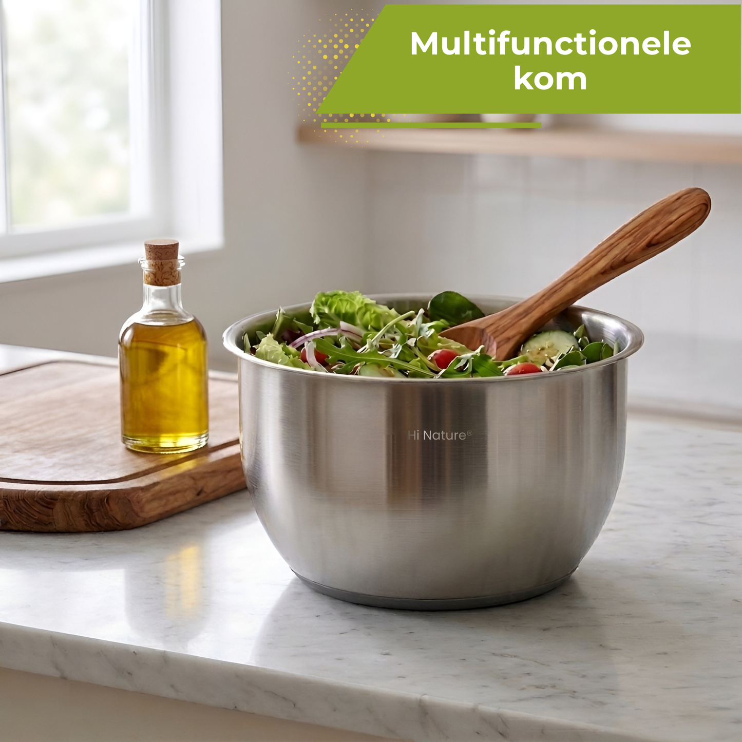 Slacentrifuge - Rotare Salade Spinner - RVS