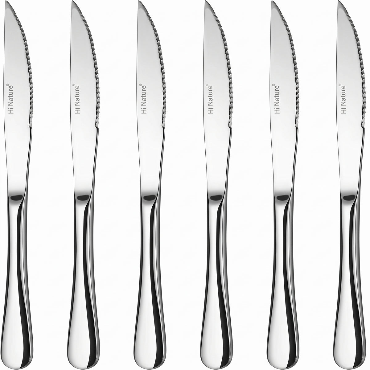 Hi Nature steak knives set of 6 – cutting steak