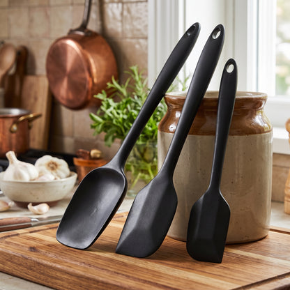 Hi Nature silicone spatula set of 3 – safe on non-stick pans