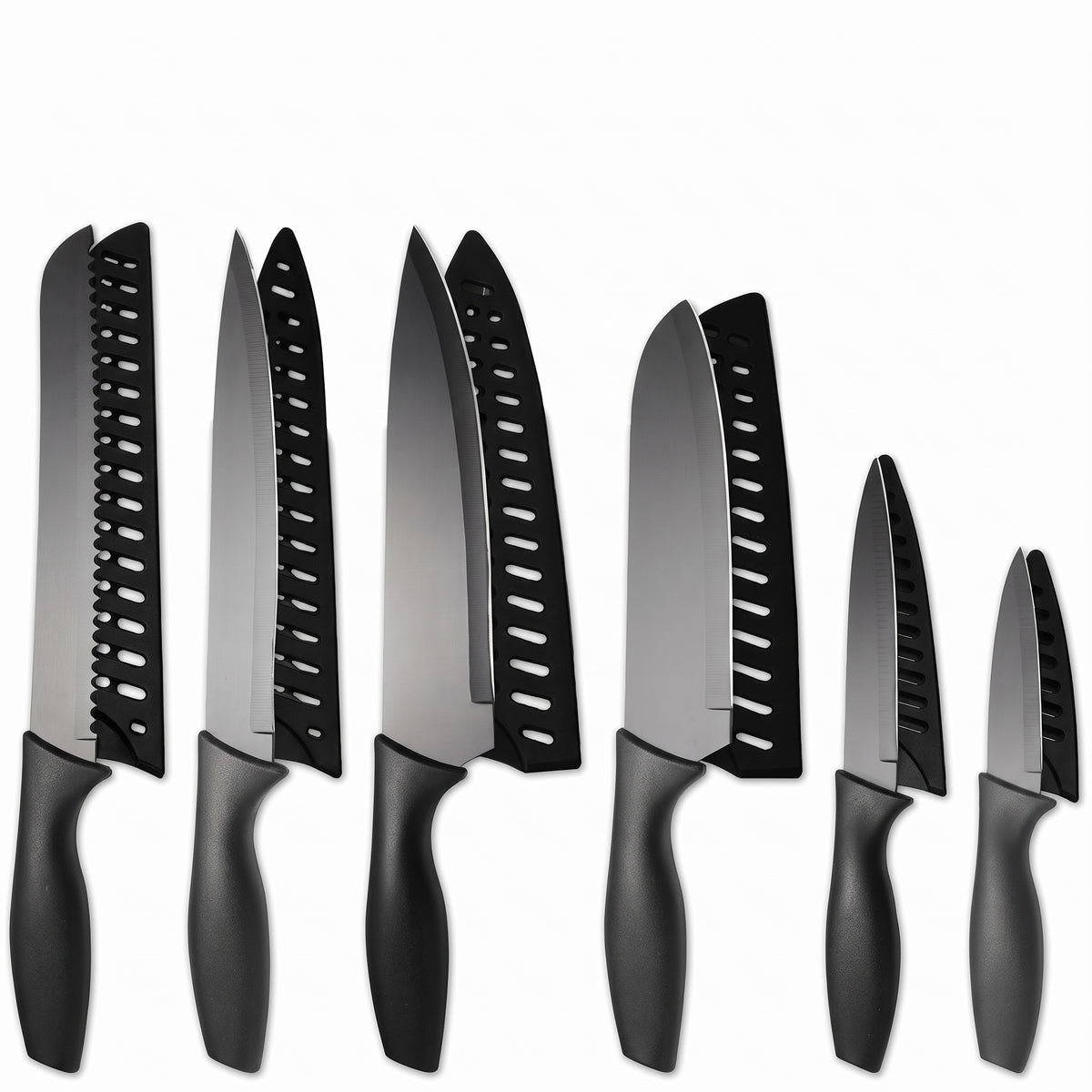 Set de cuchillos de cocina, 6 piezas